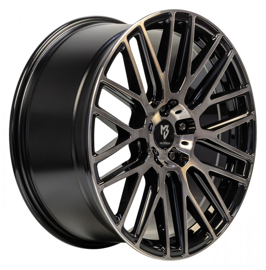 mbDESIGN<br>KV4 - Rauchschwarz glnzend poliert (19x8.5)